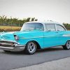 Cyan 1957 Chevrolet Belair Diamond Painting