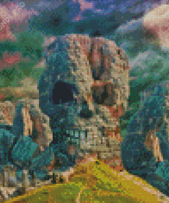 Fantasy Skull Landscape Diamond Painting