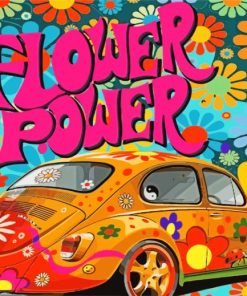 Flower Power Diamond Painting