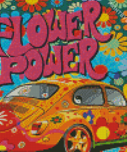 Flower Power Diamond Painting