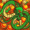 Green Chinese Dragon Diamond Painting