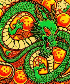 Green Chinese Dragon Diamond Painting