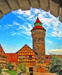 Nuremberg Castle Germany Diamond Painting