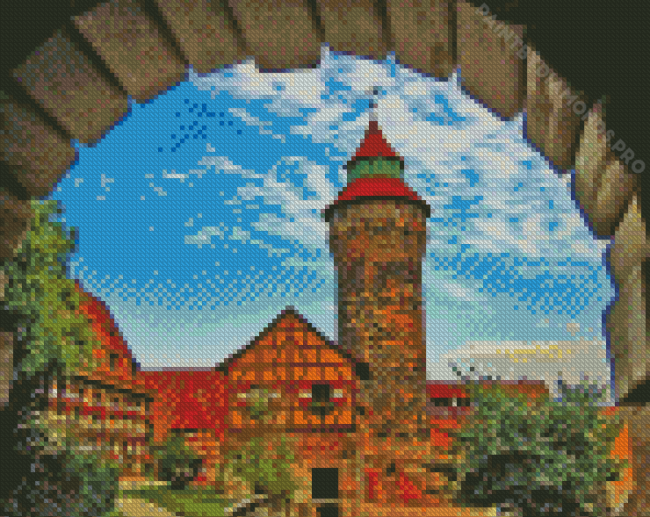 Nuremberg Castle Germany Diamond Painting