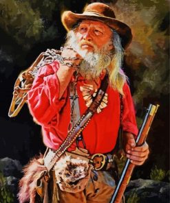 Old Mountain Man Diamond Painting