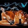 Resting Deer Diamond Painting