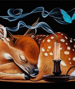 Resting Deer Diamond Painting