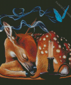 Resting Deer Diamond Painting