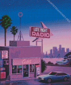 Retro Gas Station Diamond Painting