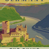 Rhine Valley Germany Poster Diamond Painting