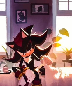 Shadow With Cat Diamond Painting