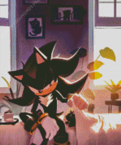 Shadow With Cat Diamond Painting