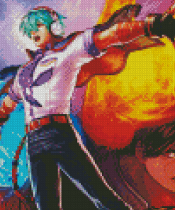 The King Of Fighters Video Game Poster Diamond Painting