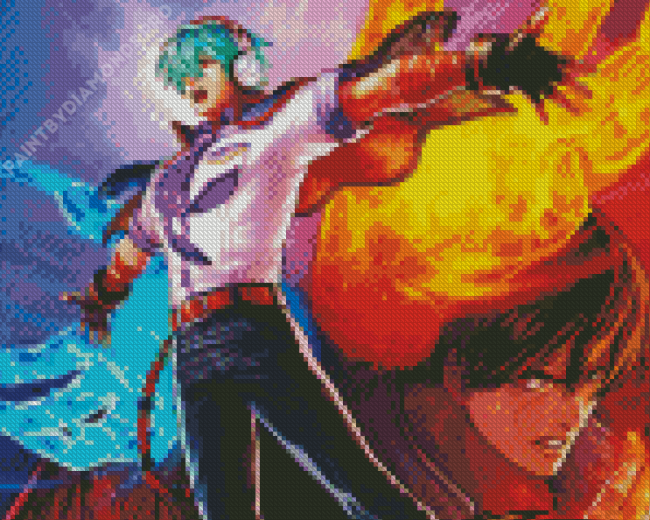 The King Of Fighters Video Game Poster Diamond Painting