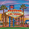 Welcome To Las Vegas City Diamond Painting