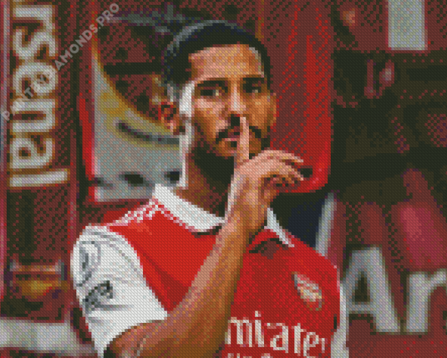 William Saliba Football Player By Diamond Painting