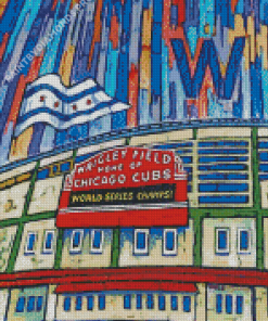 Wrigley Field Art Diamond Painting