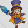 A Hat In Time Hat Kid Diamond Painting