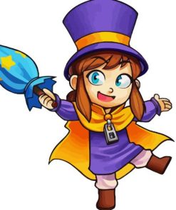 A Hat In Time Hat Kid Diamond Painting