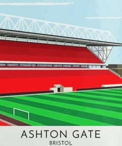 Ashton Gate Bristol Poster Diamond Painting