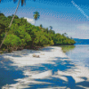 Beach In Raja Ampat Islands Diamond Painting