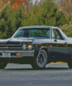 Black SS El Camino Diamond Painting