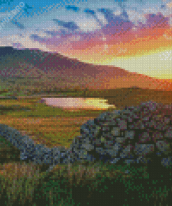 Blencathra Sunset Diamond Painting