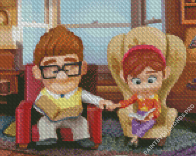 Carl And Ellie Diamond Painting