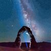 Delicate Arch With Milky Way Diamond Painting