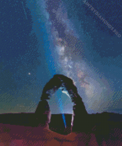 Delicate Arch With Milky Way Diamond Painting