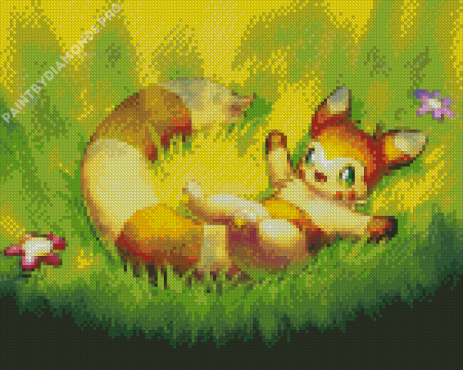 Furret Pokemon Diamond Painting