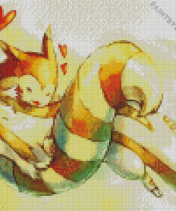 Furret And Linoone Diamond Painting