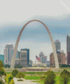 Gateway Arch Diamond Painting