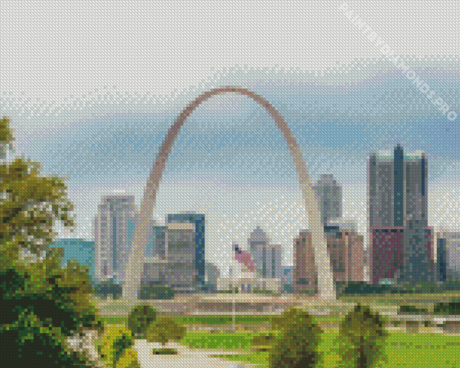 Gateway Arch Diamond Painting