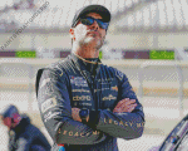 Jimmie Johnson American Race Car Driver Diamond Painting