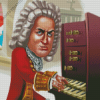 Johann Sebastian Bach Caricature Diamond Painting