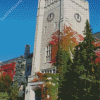 Johnston Hall Clock Tower Diamond Painting