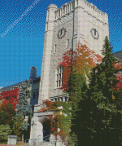 Johnston Hall Clock Tower Diamond Painting