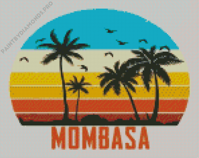 Mombasa Poster Diamond Painting