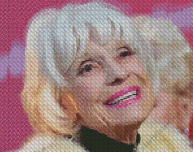 Old Actress Carol Channing Diamond Painting