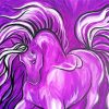 Purple Horse Diamond Painting