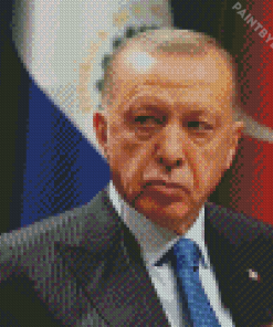 Recep Tayyip Erdogan Diamond Painting