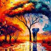 Safari Rain Diamond Painting