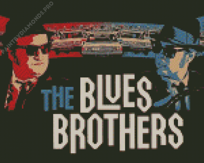 The Blues Brothers Movie Diamond Painting