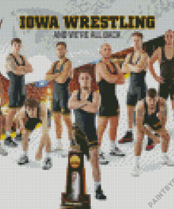 The Iowa Wrestling Diamond Painting