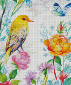 Whimsical Bird Diamond Painting