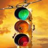 Ants Traffic Light Diamond Painting