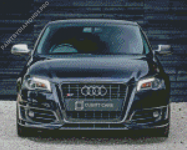 Black Audi A3 Car Diamond Painting