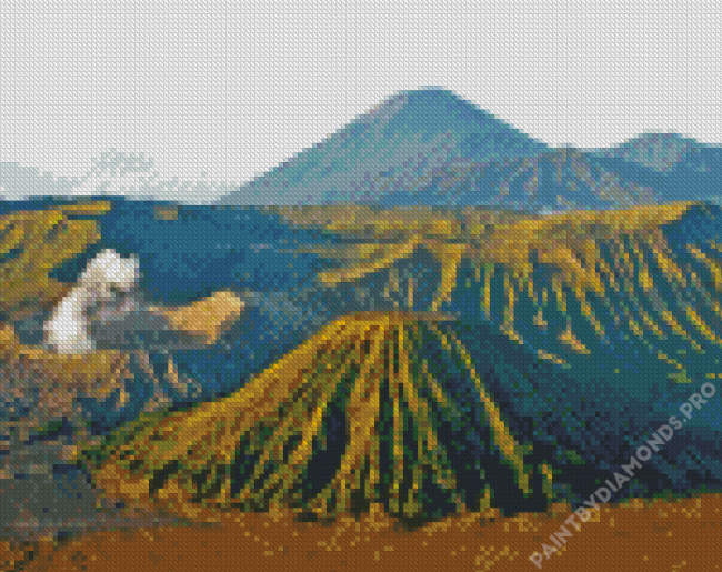 Bromo Volcano In Java Island Diamond Painting