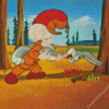 Bugs Bunny Elmer Fudd Diamond Painting